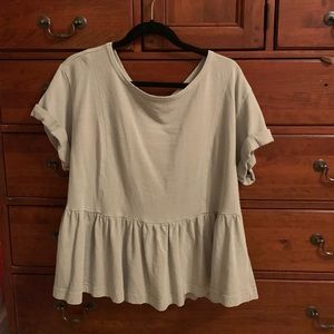 Urban Outfitters Peplum Tee